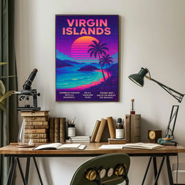 Virgin Islands Caribbean Paradise Poster