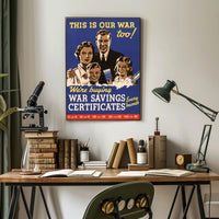 War Savings Certificates Promotion Poster PosterGoat