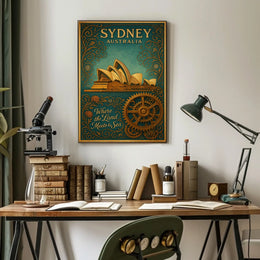 Sydney, Australia Where the Land Meets the Sea Poster