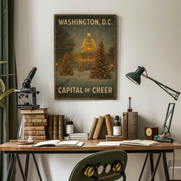 Washington, D.C. Capital Of Cheer Poster