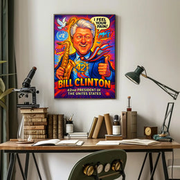Bill Clinton 42nd President Poster PosterGoat