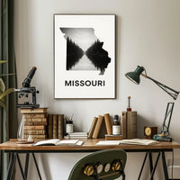 Missouri Landscape Art Poster