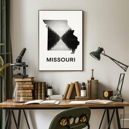 Missouri Landscape Art Poster