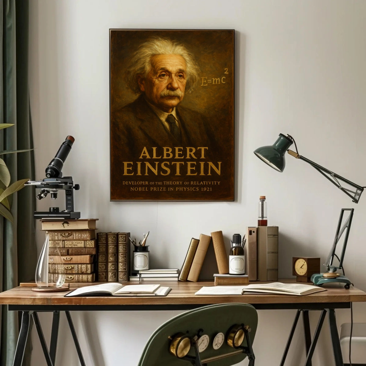 Albert Einstein Theoretical Physicist Poster
