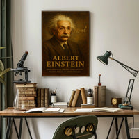 Albert Einstein Theoretical Physicist Poster