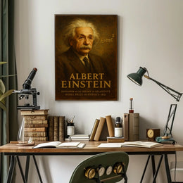 Albert Einstein Theoretical Physicist Poster