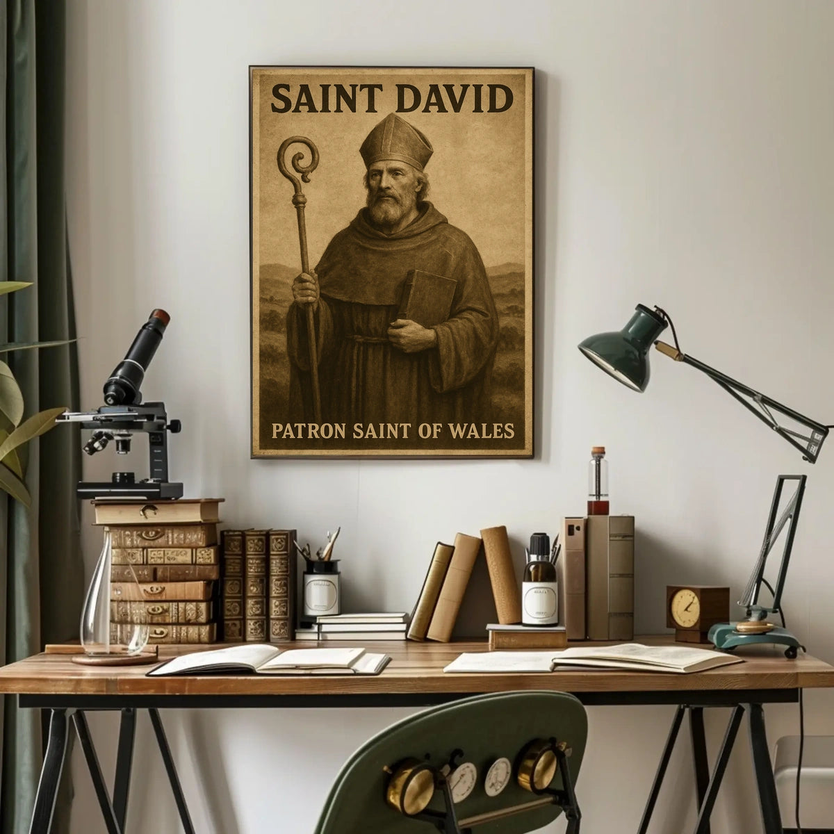 Saint David Patron Saint Of Wales Poster