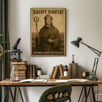 Saint David Patron Saint Of Wales Poster