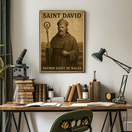 Saint David Patron Saint Of Wales Poster