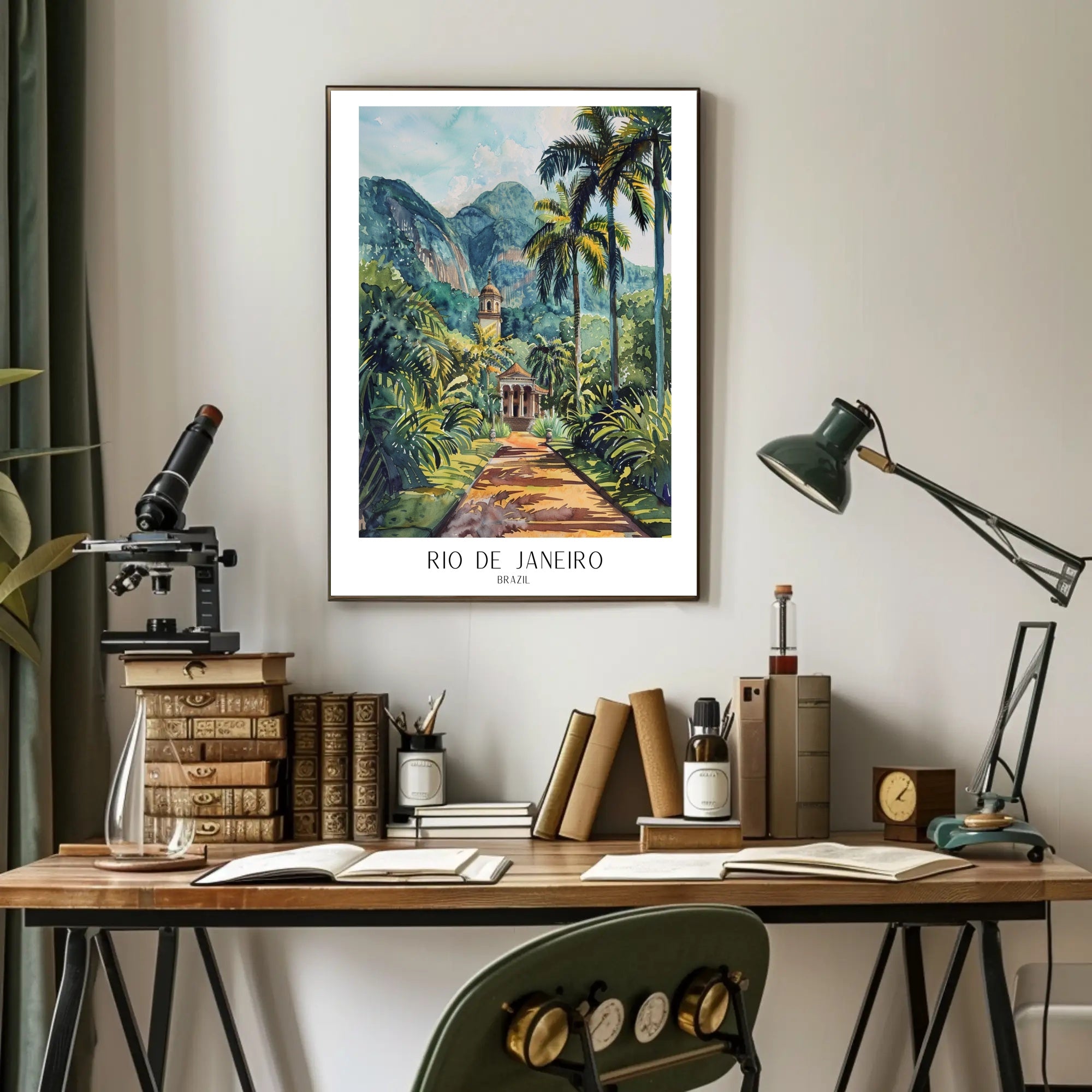 Tropical Pathway in Rio de Janeiro Poster PosterGoat