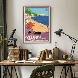 Antibes A Timeless Destination Poster