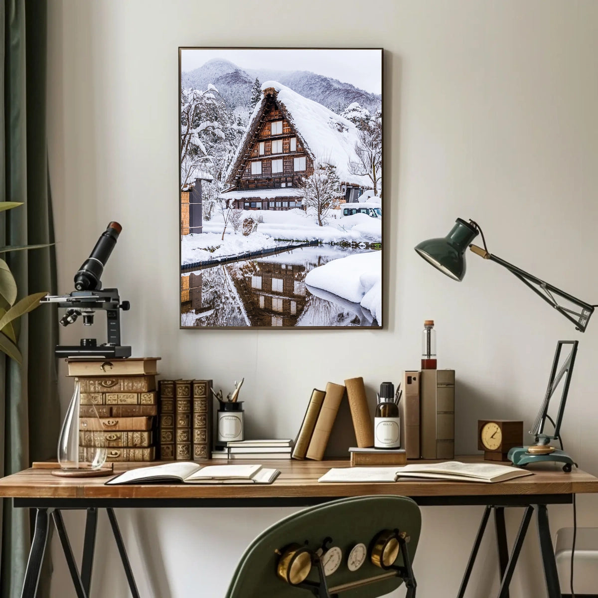 Winter in Shirakawa-go Poster