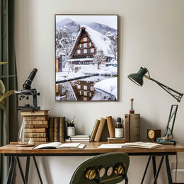 Winter in Shirakawa-go Poster
