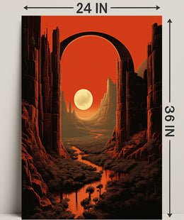 The Enchanted Canyon Poster PosterGoat