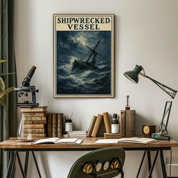 Shipwrecked Vessel Poster