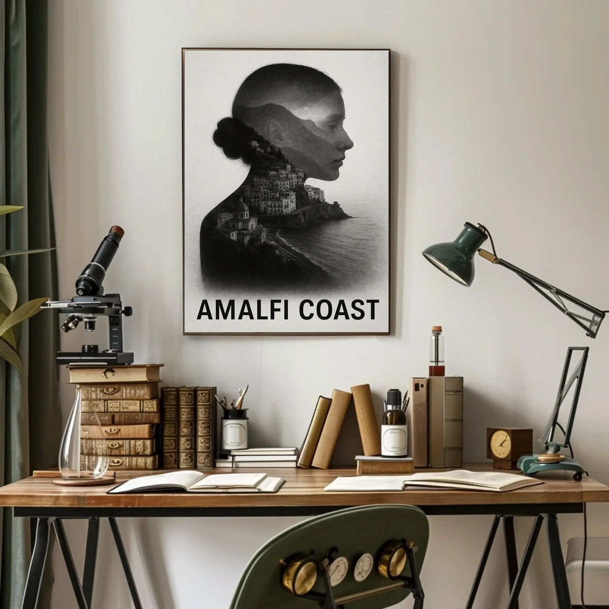 Amalfi Coast Visual Journey Poster Wall Art Print Edition