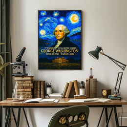 George Washington 1st President of the United States Presidential Masterpiece Series Poster