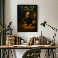 St. Albert the Great Patron Saint of Scientists and Scholars Poster PosterGoat