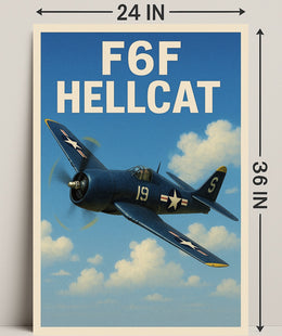 F6F Hellcat Poster PosterGoat