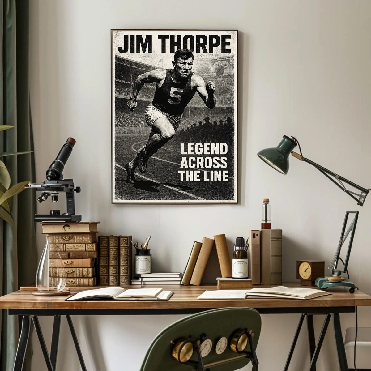 Legend Across the Line Jim Thorpe Poster