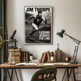 Legend Across the Line Jim Thorpe Poster