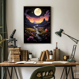 Moonlit Serenity Poster