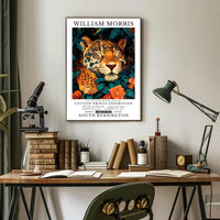 William Morris Exhibition Poster: Artistic Vintage Botanical Art Poster