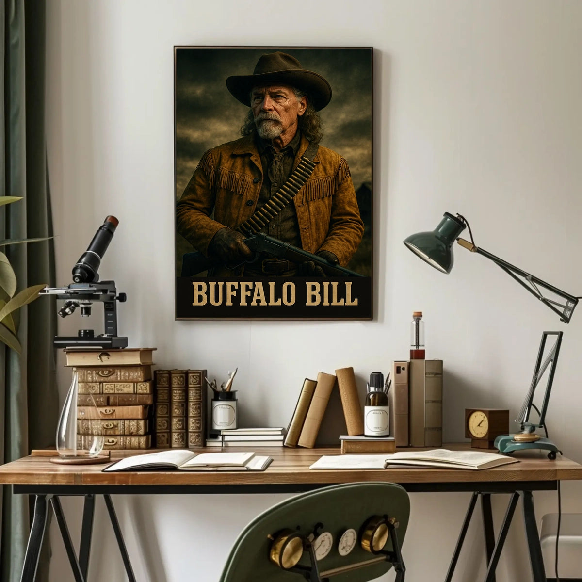Buffalo Bill Classic Wild West Cultural Heritage Poster