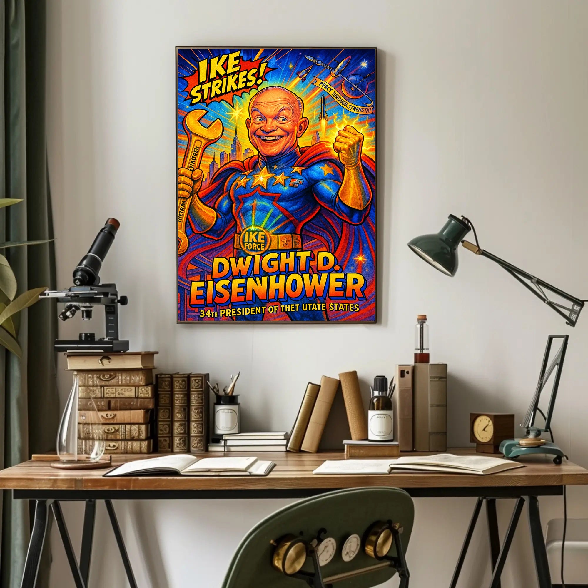 Dwight D. Eisenhower 34th President Poster PosterGoat