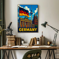 Germany Iconic Landmarks Poster