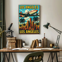 Los Angeles Travel Poster PosterGoat