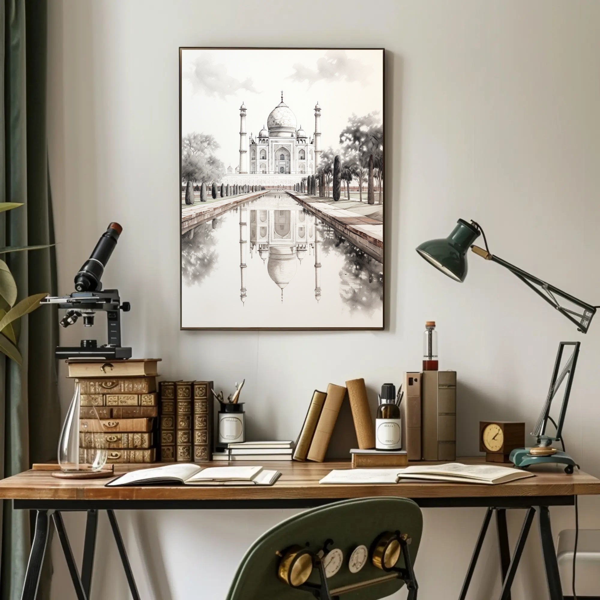 Timeless Beauty Of The Taj Mahal Poster