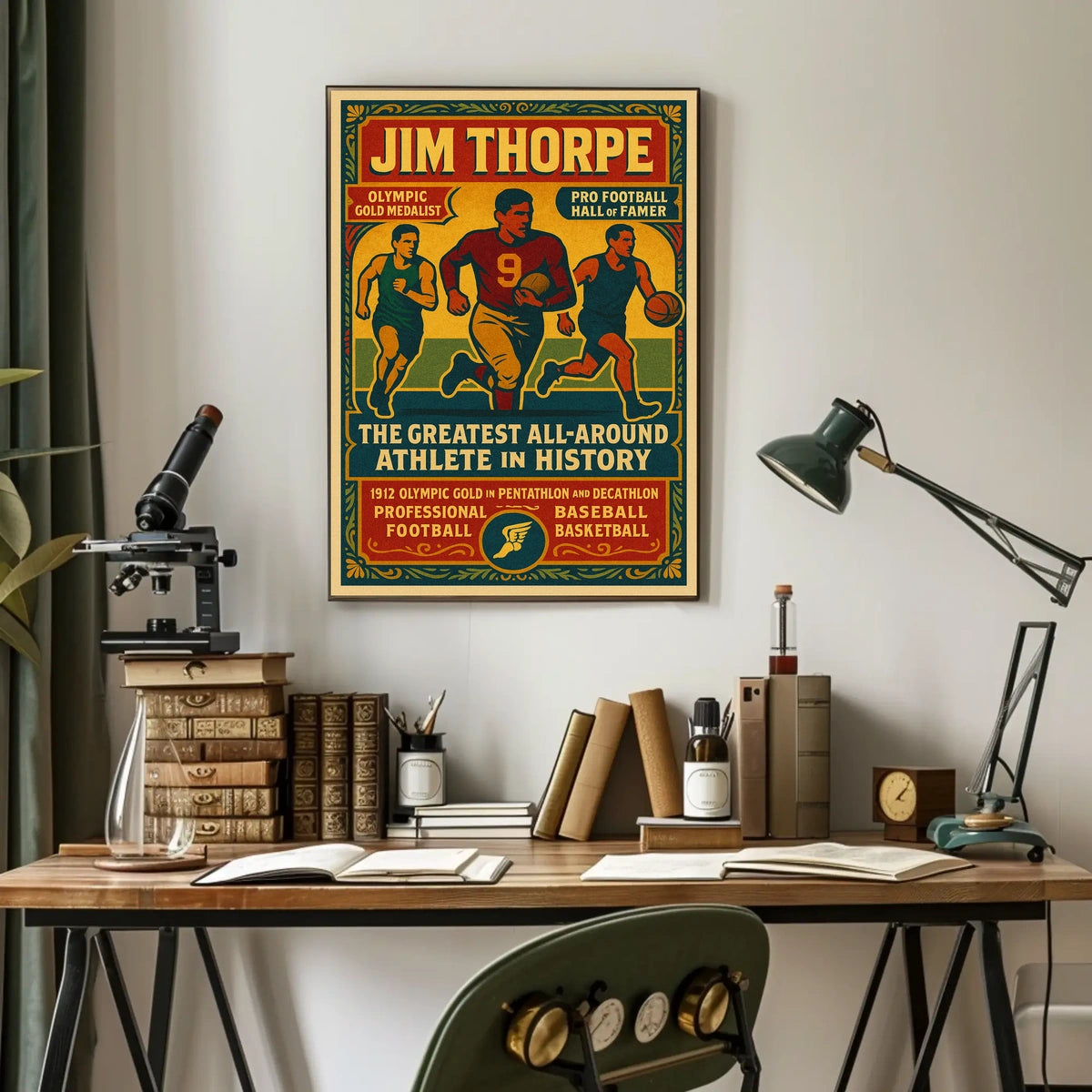 Celebrating an Athletic Legend Poster