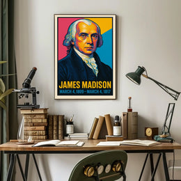 James Madison 4th President Poster
