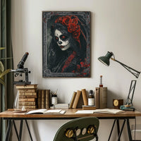 Day of the Dead Skull Design Cultural or Heritage Poster