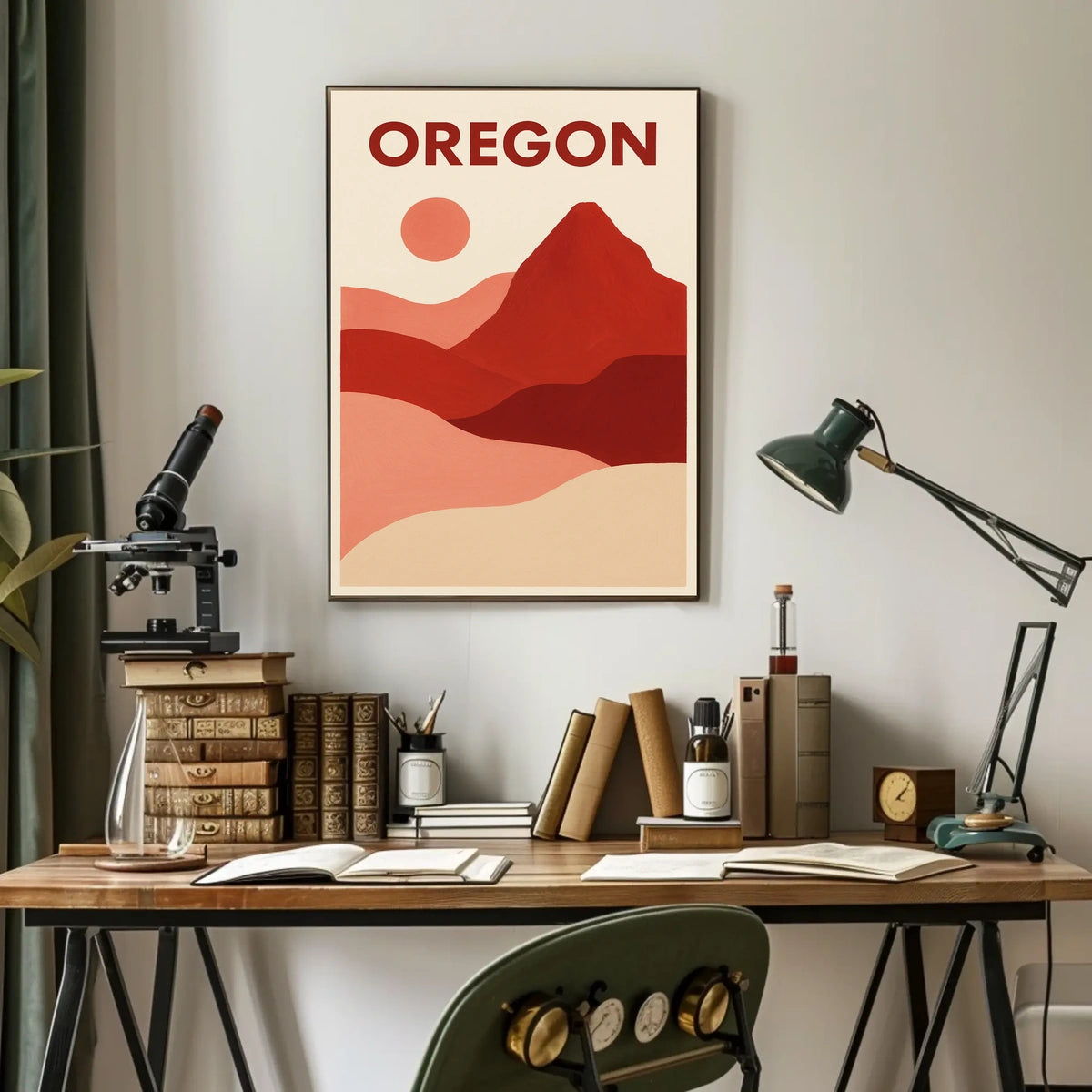 Oregon Landscape Art Poster