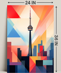 Geometric Skyline Poster