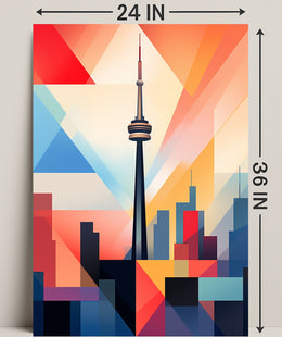 Geometric Skyline Poster