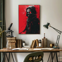 Dark Reaper Modern Gothic Art Poster Print PosterGoat