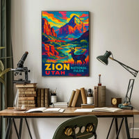 Zion National Park Utah Poster