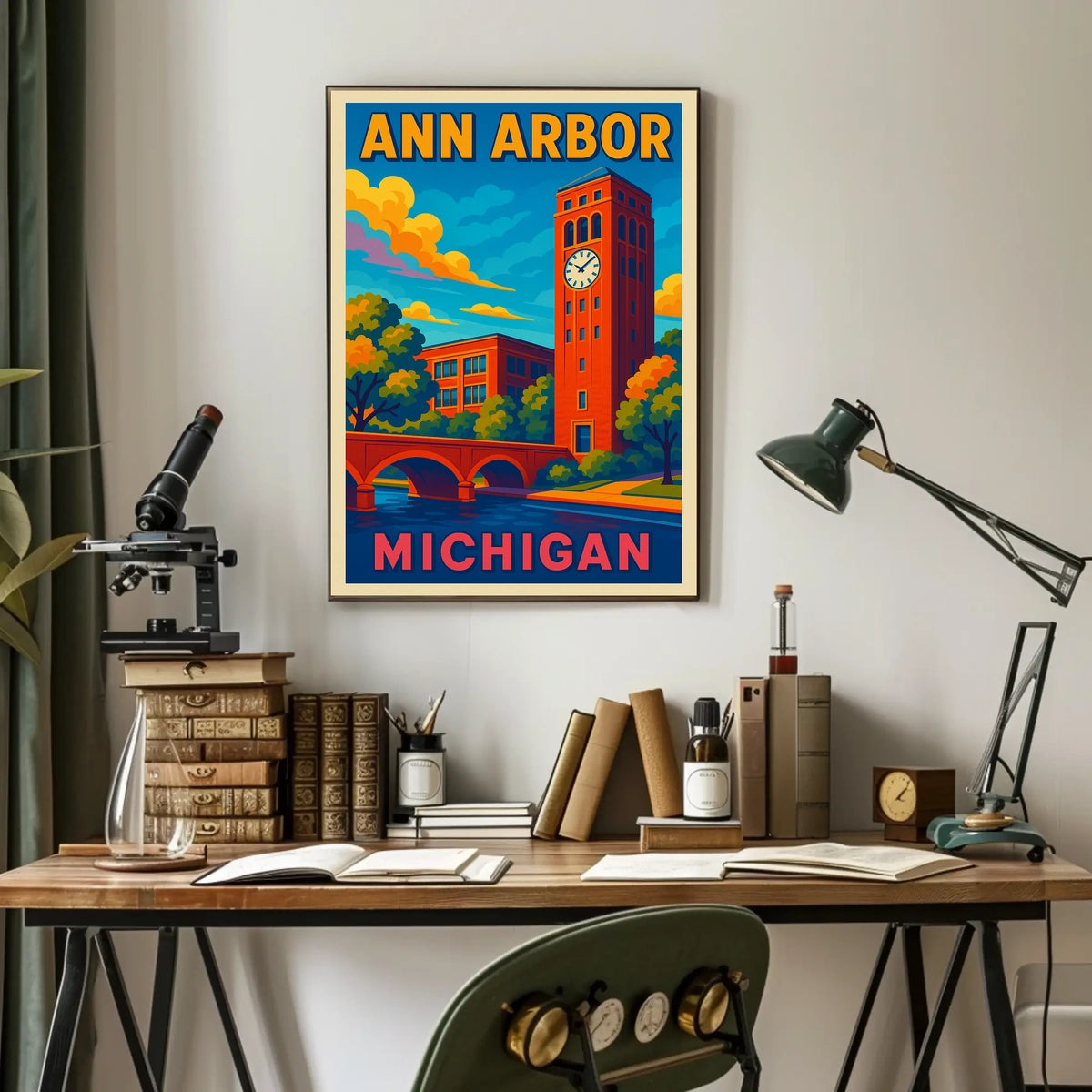 Ann Arbor, Michigan Poster