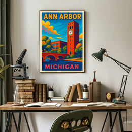 Ann Arbor, Michigan Poster