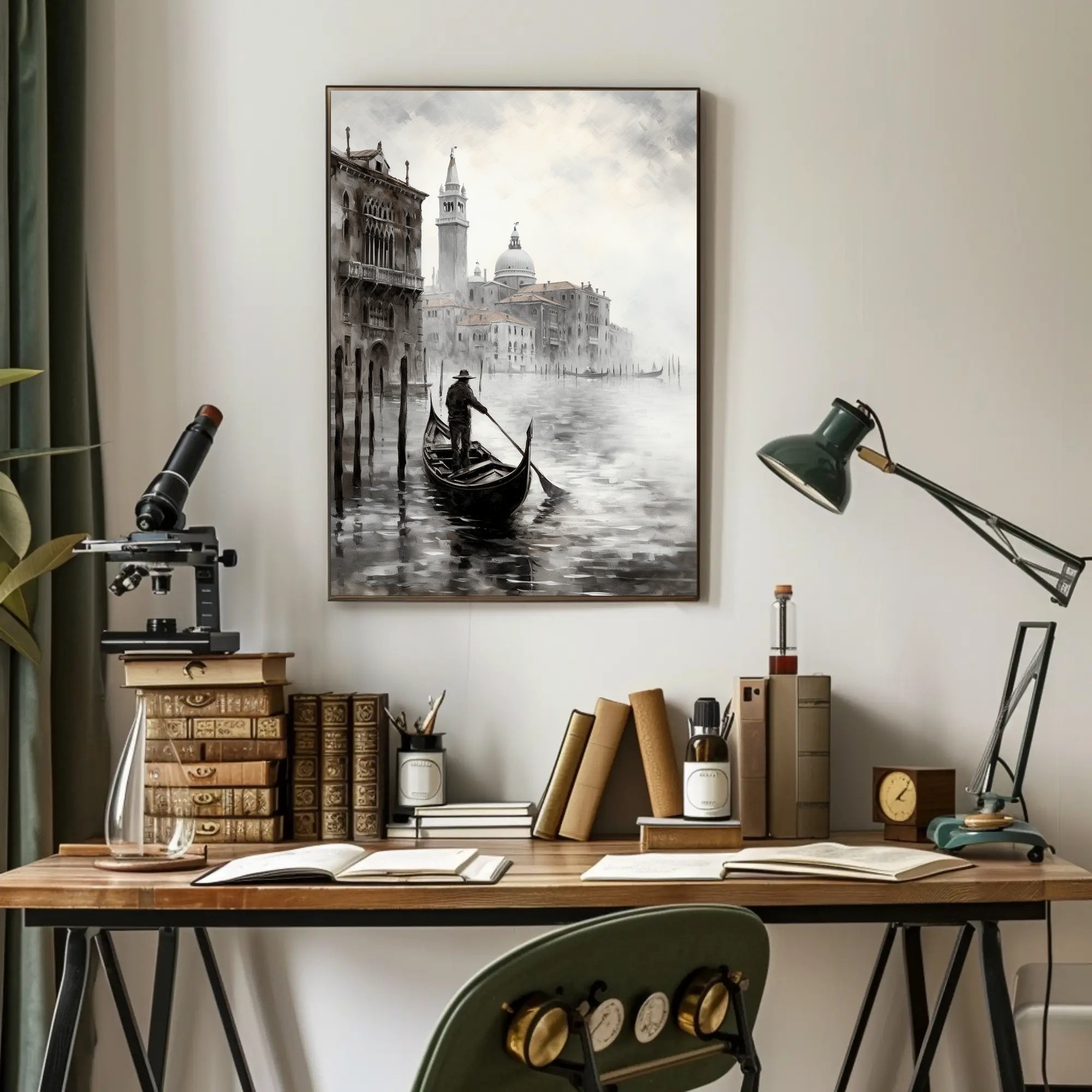 Venetian Gondola Journey Poster