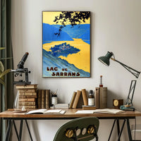 Lac De Sarrans Poster