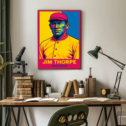 Jim Thorpe Outfield Poster