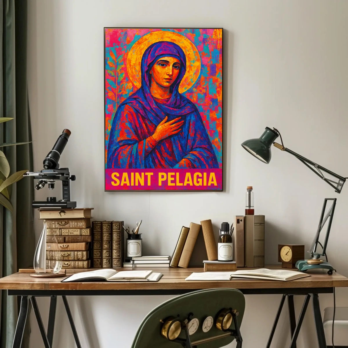 Saint Pelagia Poster