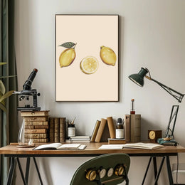 Lemons in Art Poster