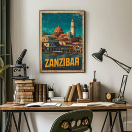 Zanzibar A Coastal Haven Poster
