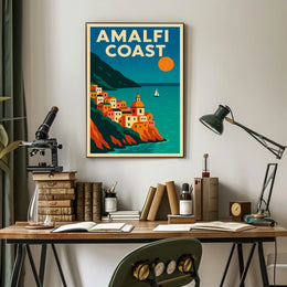 Amalfi Coast A Scenic Escape Poster