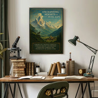 Enchanting Heights Of The Swiss Alps Poster